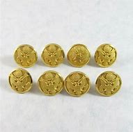 Image result for Military Eagle Uniform Buttons Waterbury