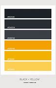 Image result for Yellow Black Color Palette