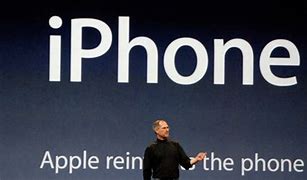 Image result for Steve Jobs Presenting iPhone