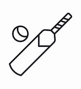 Image result for Cricket Bat Drawing Easy