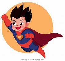 Image result for Caricature Superman Kid