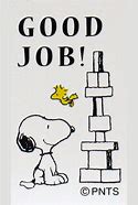 Image result for Snoopy Good Job
