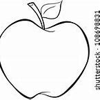 Image result for Cartoon Apple Outline PNG