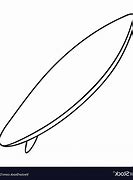 Image result for Outline of Surfboard