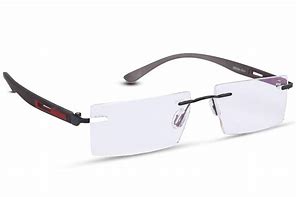 Image result for Rectangular Rimless Eyeglasses for Women