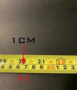 Image result for Centimeters On a Tape Measure