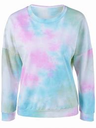 Image result for Tie Dye Sweatshirts for Women