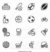Image result for Black and White Sports Equipment Designs