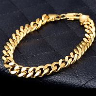 Image result for Gold Tone Link Bracelet