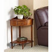 Image result for Small Corner Hallway Table