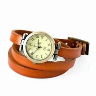 Image result for Wrap around Leather Strap Watch