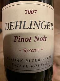 Image result for Dehlinger Pinot Noir 33 Year Old Vines Goldridge