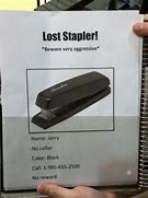Image result for Lost Stapler Meme