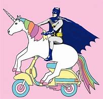 Image result for Batman Riding On a Unicorn