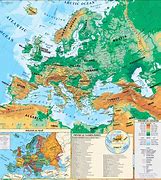 Image result for Physical Map of Europe Only