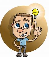 Image result for Man with Idea Clip Art
