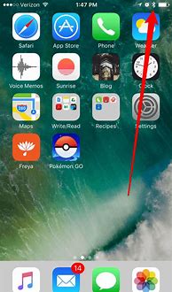 Image result for iPhone Symbols at Top of Screen