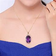 Image result for Amethyst Necklaces Women