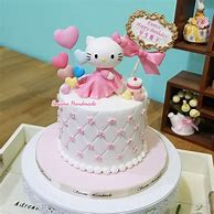 Image result for Hello Kitty Fondant Cake