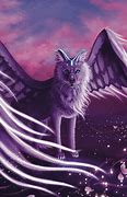 Image result for Galaxy Anime Wolf with Wings