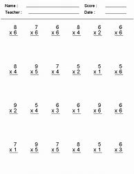 Image result for Multiplication Worksheets 3rd Grade