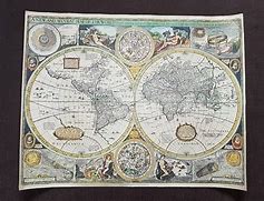 Image result for A New and Accvrat Map of the World 1651 Mirror