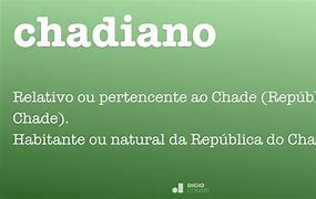Image result for chadiano