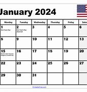 Image result for January Calendar with Holidays