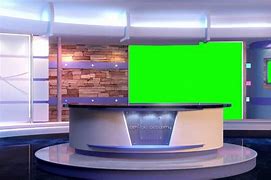 Image result for News Cast Studio Greenscreen