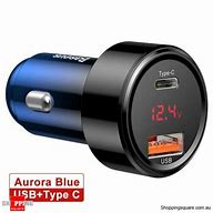 Image result for Blue iPhone Charger for Car