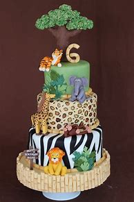 Image result for Jungle Birthday Cake