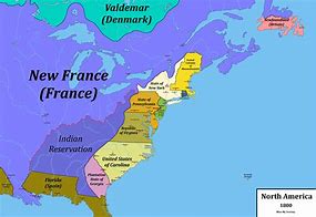 Image result for America 1675 to 1800 Map