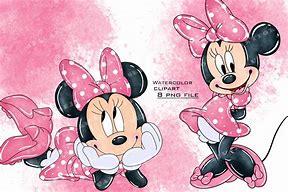 Image result for Minnie Mouse Watercolor