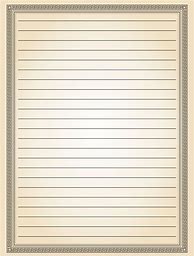 Image result for Lined Stationery Paper A4 Printable