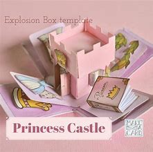 Image result for Princess Castle Box Template