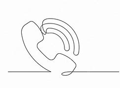 Image result for Single Line Phone Doodle