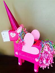 Image result for Unicorn Valentine Boxes