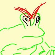 Image result for Angry Frog Drawing