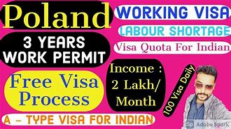 Image result for Poland Work Visa Fees for Indian