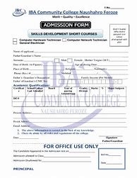 Image result for Computer Institute Form Sample Template