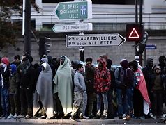 Image result for Migrants in France