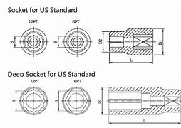 Image result for Socket Drive Drawing