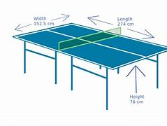 Image result for table tennis tables dimensions