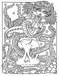 Image result for Gothic Mermaid Coloring Pages