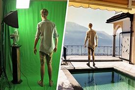 Image result for Green Screen Before and After