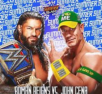 Image result for WWE Raw Roman Reigns vs John Cena
