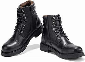 Image result for Black Dress Boots for Men