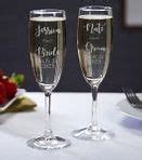 Image result for Personalized Champagne Flutes