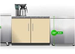 Image result for Undercounter Refrigerators 32 Height