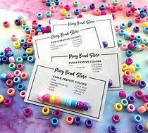 Image result for Pony Bead Size Chart